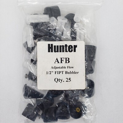 Hunter AFB Adjustable Flow Flood Bubbler  1/2'' FIPT Pack Of 25