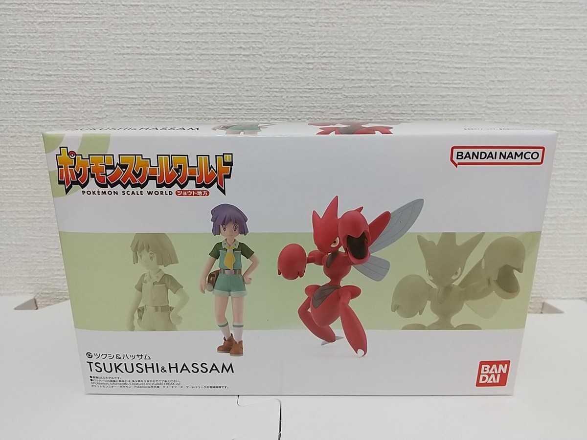 Pokemon Scale World Johto Region Bugsy & Scizor Figure 1/20 BANDAI