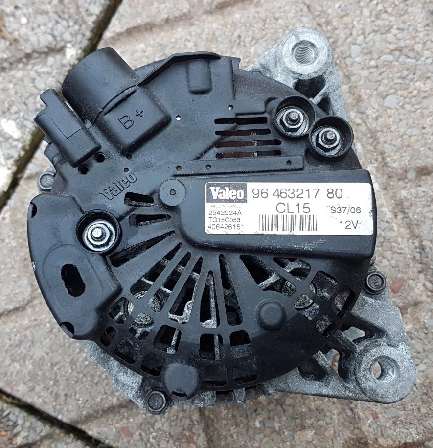 FORD FOCUS CITROEN PEUGEOT 1.6 HDI 12V ALTERNATOR VALEO 9646321780 