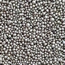 Edelstahlgranulat CrNi rund 500g 1,4-2,0 mm rostfrei Edelstahl Granulat