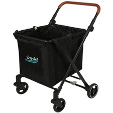 Foldable Shopping Cart 85 Liters Grocery Cart Utility Cart