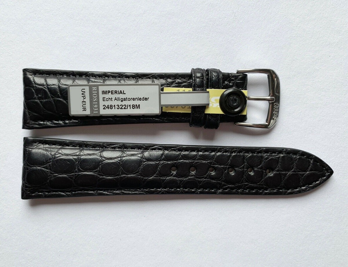 Bracelet Cuir Crocodile Marron 22/18mm Pour TAG Heuer - Marque Uhr-Band - Neuf