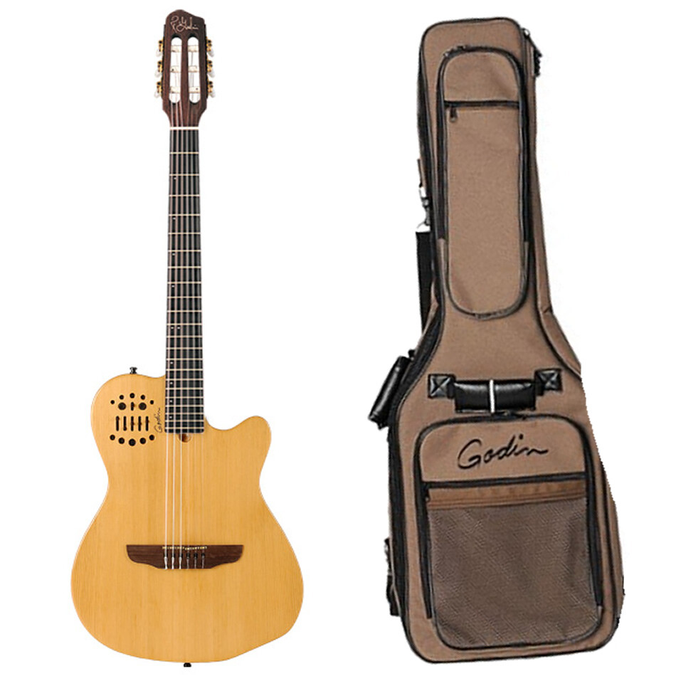 Godin ACS SLIM Nylon Classical Guitar Narrow Neck Synth Access 2