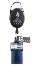 EZ Splitz Fire Cigarillo Cutter & Retractable Lighter Holder - Blue