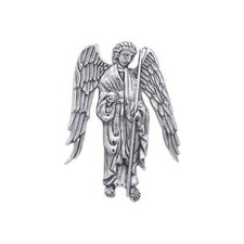 Archangel Raphael 925 Sterling Silver Pendant Fine Angel Saint Religious Jewelry