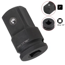 1/2 Inch Drive x 1 Inch Impact Socket Reducer Adapter Socket Female to Male