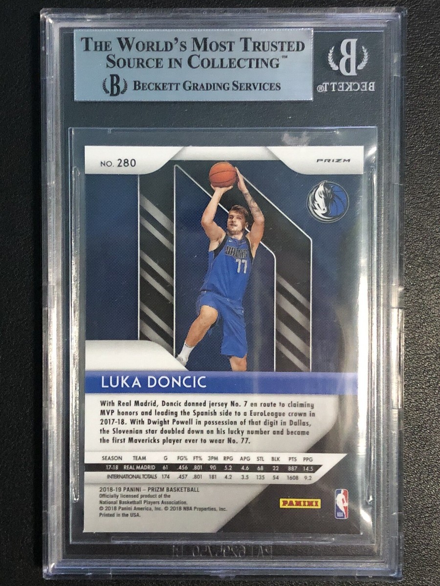 2018-19 Panini Prizm Luka Doncic Silver Prizm Rookie Card 2018-19 Panini Prizm Luka Doncic Silver Prizm Rookie Card