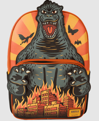 Godzilla Attack Full Size Backpack Loungefly