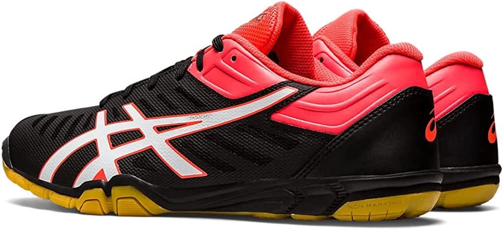 ASICS Table Tennis Shoes ATTACK EXCOUNTER 2 Black White 1073A002 US7.5(25.5cm)