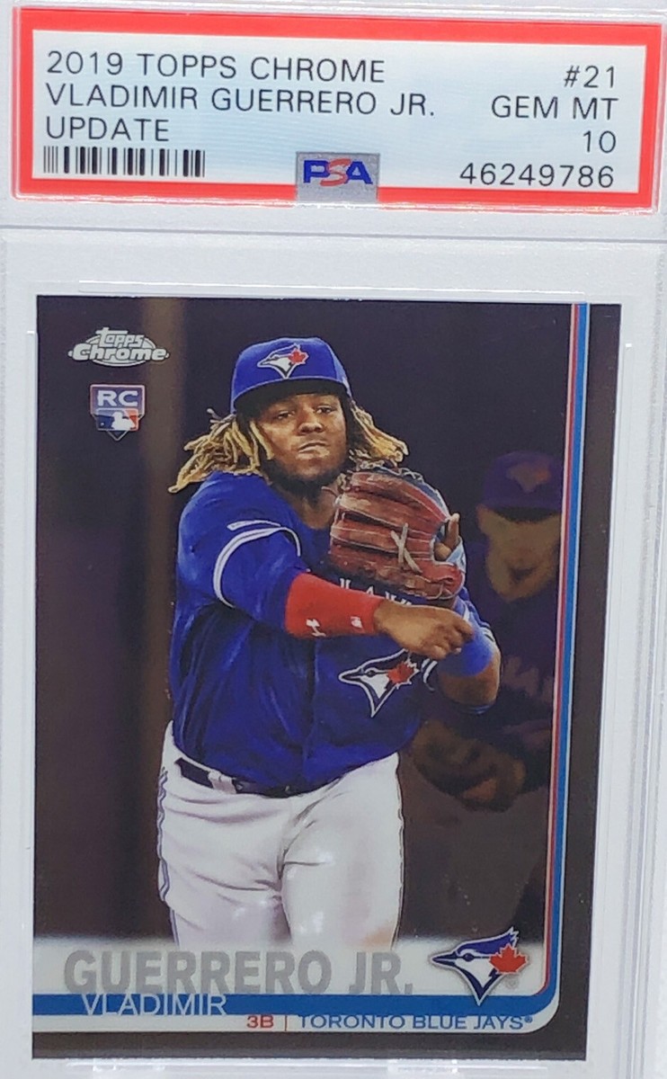【psa10】2019 topps guerrero jr.ルーキーカード 2019 Topps Chrome Refractor Vladimir Guerrero Jr. ROOKIE #201 PSA