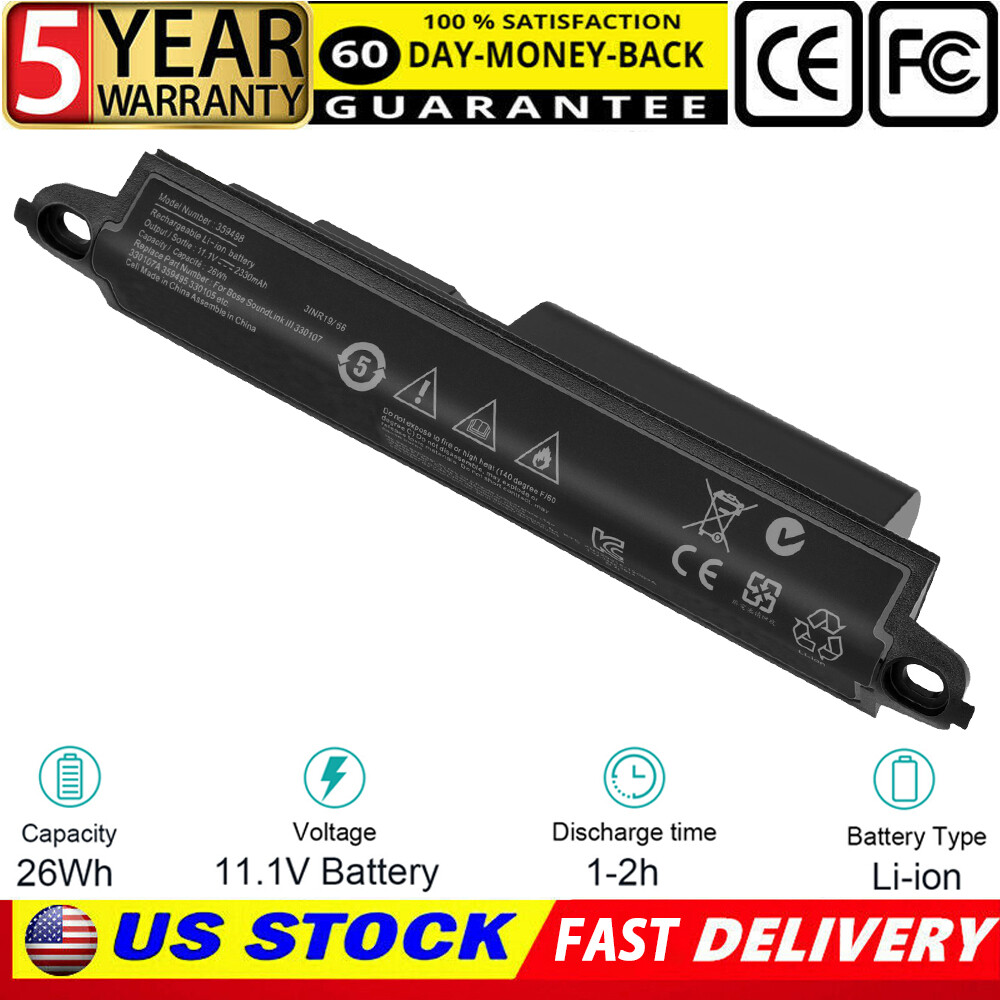 359498 Replacement Battery for Bose SoundLink II III 359495 330107