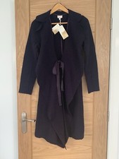 East Purple Boiled Wool Jacket Coat Coatigan Size 12 Brand New Tagged
