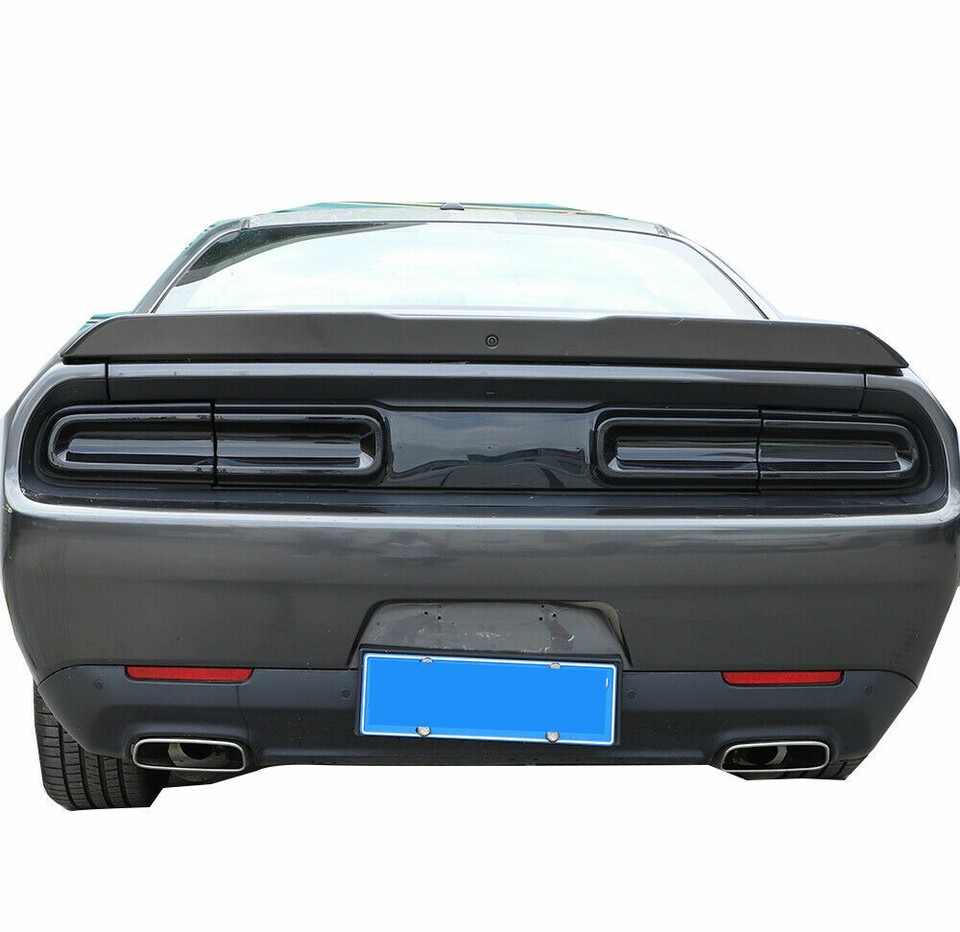 Tail Light Cover Camoo Smoked S Rear Light Guards Trim Exterior Accessories For Dodge Challenger 2015-2022 2019 Dodge Challenger Accessories - Foto 10