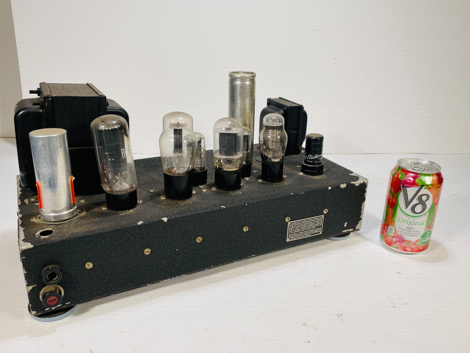 Vintage 1940s Kay Western Electric 6Y6 5U4 PA Guitar Harp Tube