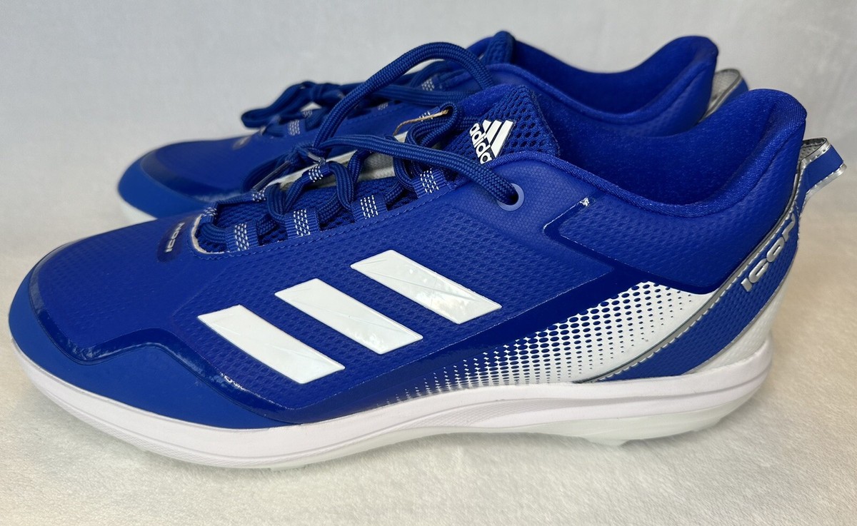 Size 13 Men\'s adidas Icon 7 TPU Baseball‎ Cleats Royal Blue S23878 Adidas Men main image 3