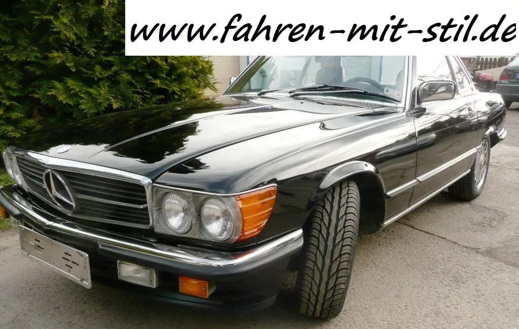 New conversion kit 107 EU bumpers Mercedes-Benz SL R107 SLC W