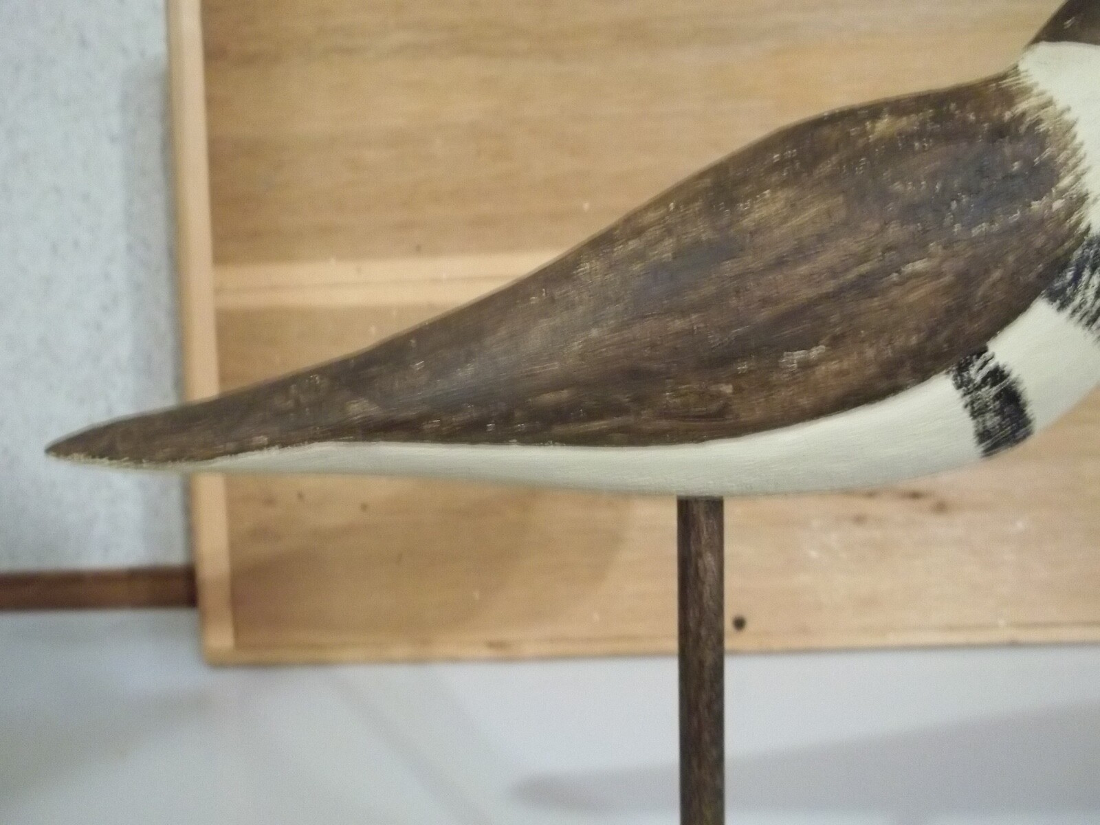 Hand Carved Gunning Style Killdeer Shorebird Decoy eBay