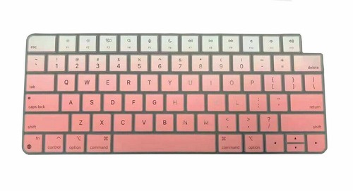 Silikonowa osłona klawiatury Skin do iMac 24 cale Magic Keyboard 2021 z Touch ID - Zdjęcie 24 z 26