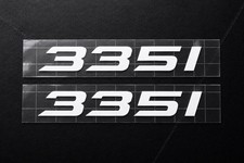 2pk 335i Gloss White Vinyl Decal 3 Sticker For Bmw 335i Hood Window Body Etc 2pk 335i Gloss White Vinyl Decal 3 Sticker For Bmw 335i Hood Window Body Etc