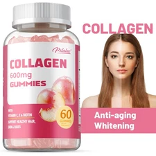 Collagen Gummies - Biotin, Vitamin C, Hair Growth Support, Skin and Nail Health