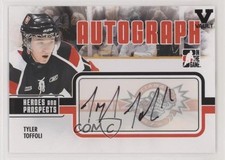 2009-10 ITG Heroes and Prospects Vault Black Tyler Toffoli #A-TT Auto n1u