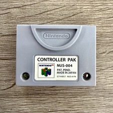 N64 Controller Pak NUS-004 OEM Official Nintendo 64 Memory Card