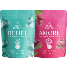 Body Restore Shower Steamers Aromatherapy 15 Packs x 2 - Gifts for Mom,...