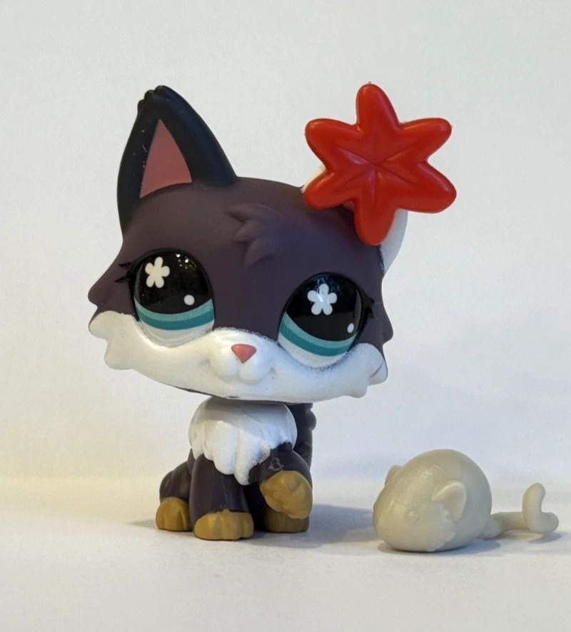 Authentic 2 Littlest Pet Shop Lot 1461 + 2512 Baby Cat Twin Kitten
