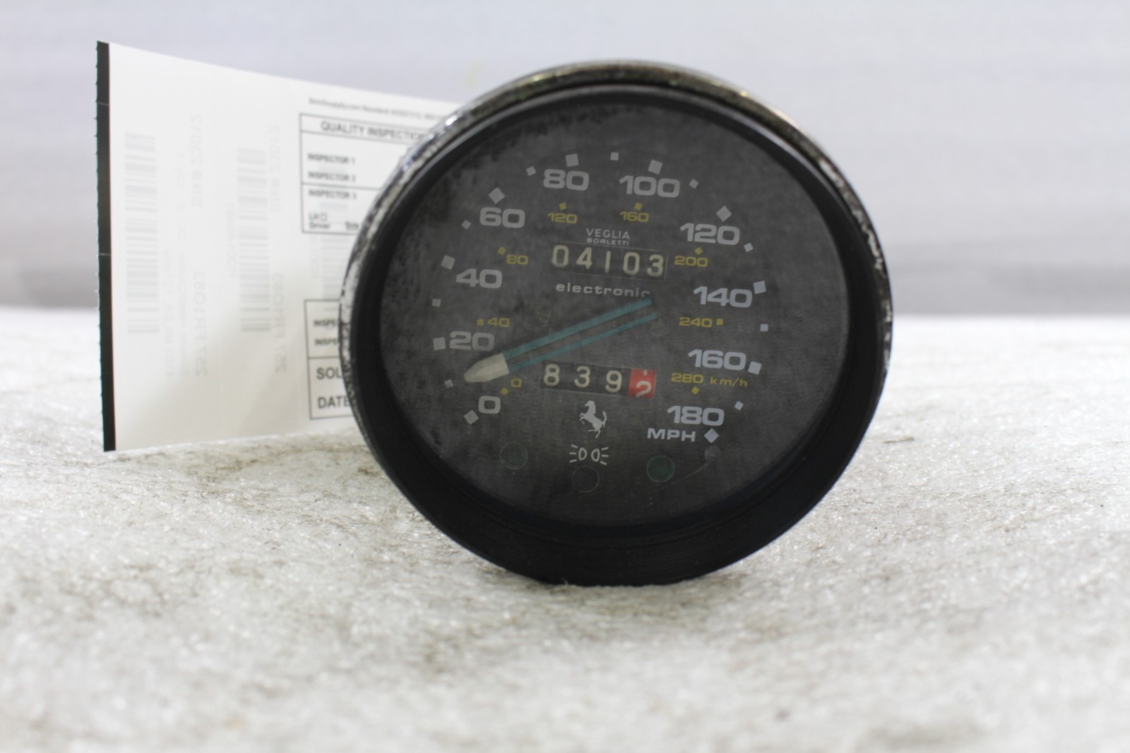 Ferrari 308, Speedometer Gauge, Used, P/N 121469