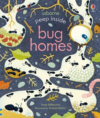 Peep Inside Bug Homes von Anna Milbourne (Englisch) Tafelbuch Buch