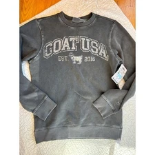 GOAT USA Crewneck Gray Sweatshirt Women X Small