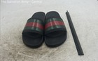 Gucci Mens Pursuit 72 Multicolor Striped Slide Sandals Approx. Size US 8 w/Box — photo 4