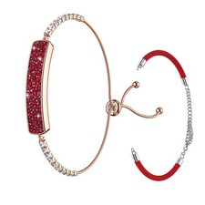 Smart Bracelet for Women Girl with Diamonds, Health Fitness Tracker with Hear...