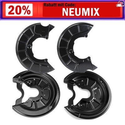4Stk Ankerblech Hinten Vorne Bremsscheibe Spritzblech Für VW Passat 3C Golf 5 6