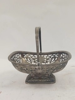 EPNS Silver Plated Brides Basket 1839 Bonbon Dish Piercecd Basket