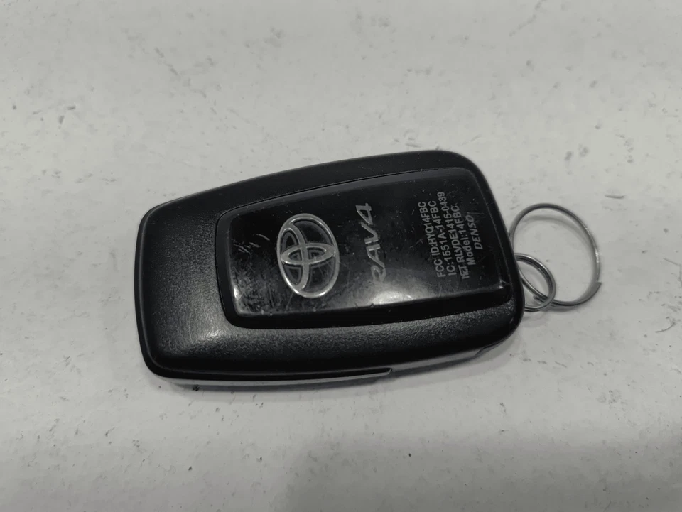 REMOTE KEYLESS ENTRY SMART KEY FOB DENSO OEM 4 2019-2022 TOYOTA RAV4 BUTTON - Image 4 of 4