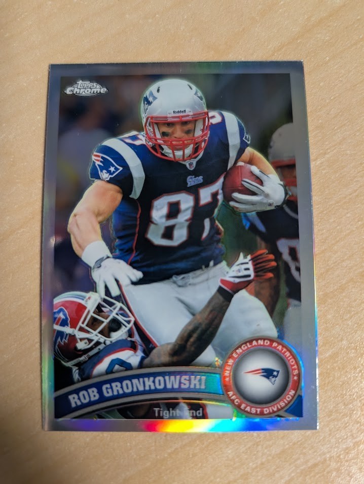 2011 Topps Chrome Rob Gronkowski Refractor #132 Patriots