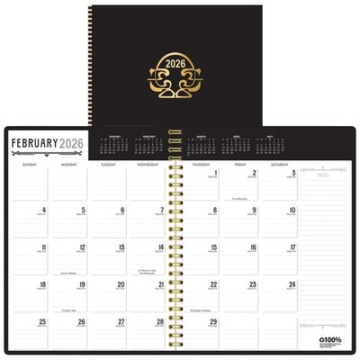 2026 Deco Days 291-02 HOD29102 House of Doolittle Monthly Planner, 8-1/2 x 11''