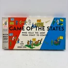 VINTAGE Game of the States 99% COMPLETE Milton Bradley 1954 USA America Classic