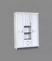 Landhaus MöBel Schlafzimmer Kleiderschrank Schrank Weiß SchräNke 140Cm