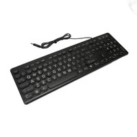 104 Key Wired Keyboard Backlit Large Print Keyboard Business Standard Keyboa Set