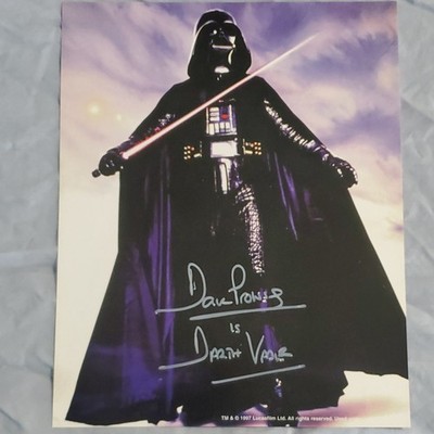 Dave Prowse Signed Darth Vader Star Wars Photo 1997 Lucasfilm (NA)
