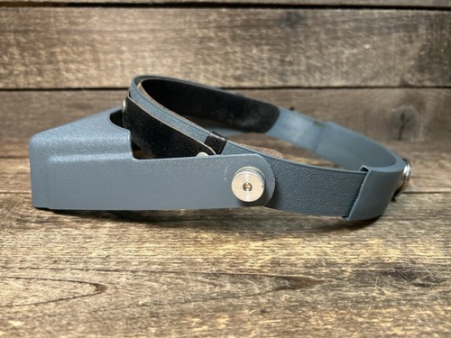 Vintage Donegan OptiVisor Kopflupe - blau - Modell DA-5 - Bild 4 von 11