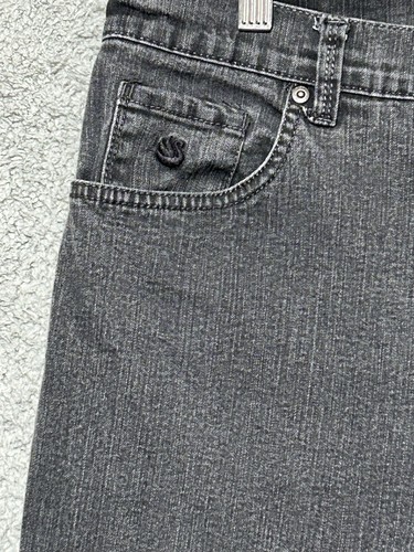 Gloria Vanderbilt Slimming High-Rise Jeans Size 12 Gray Amanda Embellished Denim - Bild 2 von 13