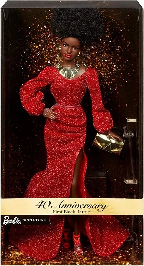 Poupée Mattel 40th Anniversary First Black Barbie Signature Stopherian GLG35