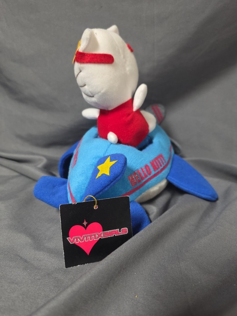 Hello Kitty Airplane-shaped Plush Toy, Pilot Kitty vivitix | eBay