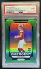 2024 Panini Prizm Jayden Daniels Emergent RC Green Rookie #2 Commanders PSA 9