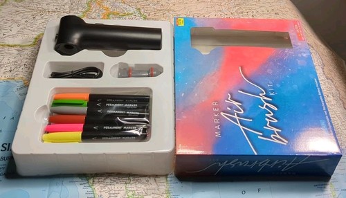 Marker Airbrush Kit, Designs to model kits,cards,planners,journals and beyond