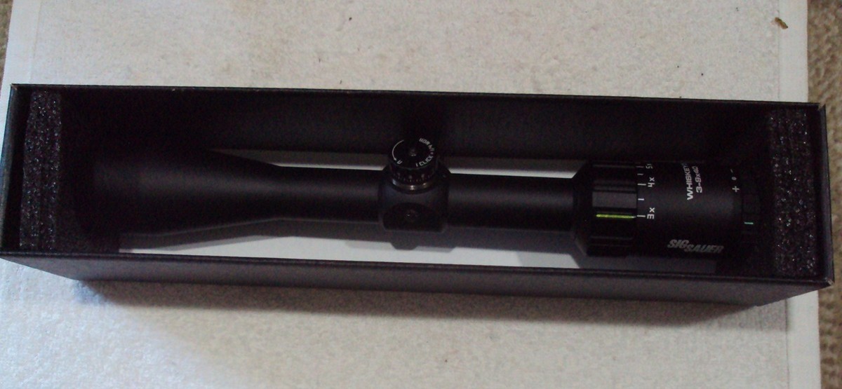 SIG SAUER SOW33204 WHISKEY3 3-9x40 mm Rifle Scope - In Box Black