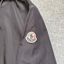 Moncler Grimpeurs Black Windbreaker Size 4 Large 100% Authentic